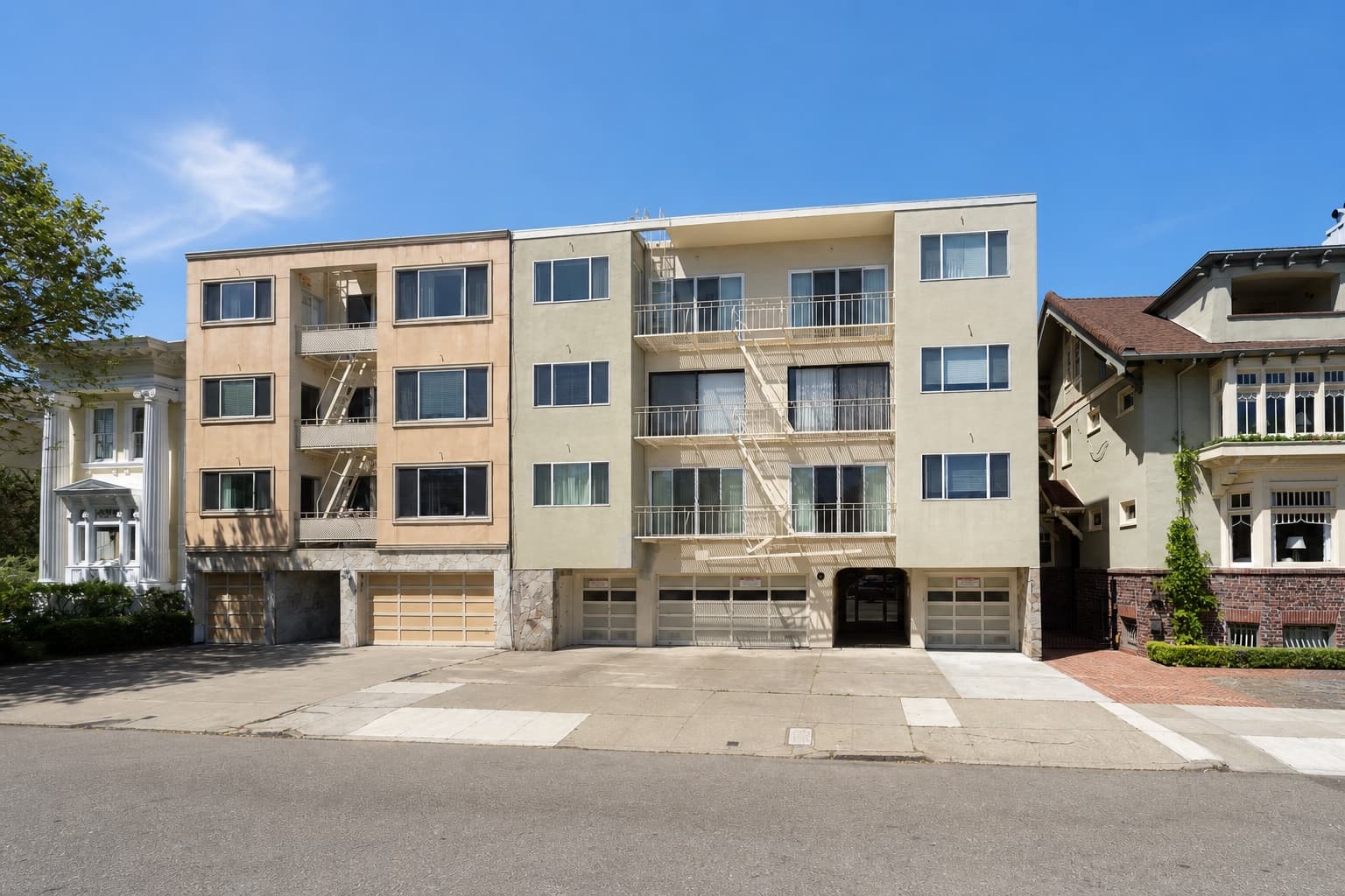 San Francisco multi-unit residential building in the Inner Richmond